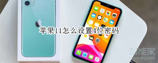 苹果11怎么设置4位密码