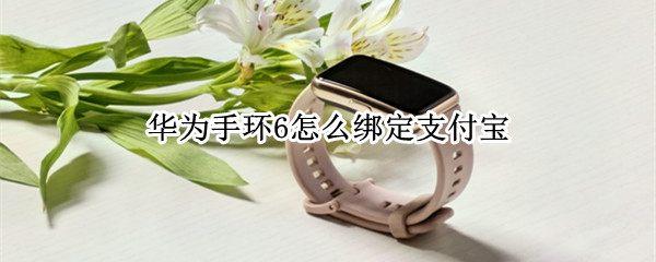 华为手环6怎么绑定支付宝