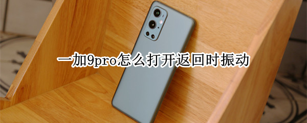 一加9pro怎么打开返回时振动
