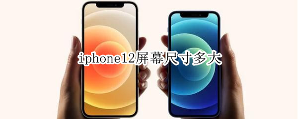 iphone12屏幕尺寸多大