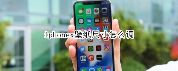 iphonex壁纸尺寸怎么调
