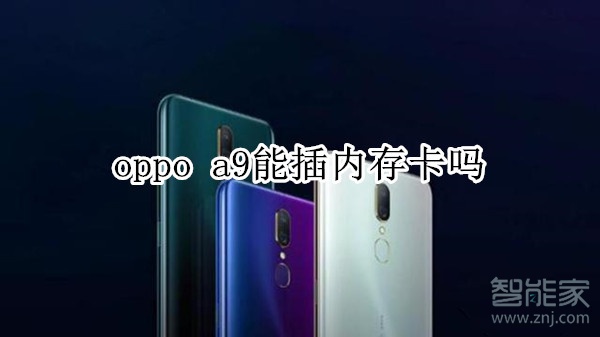 oppo a9能插内存卡吗