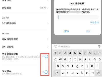 vivox70pro密码防窃取在哪