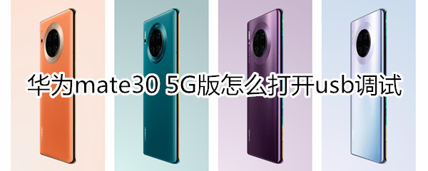 华为mate30 5G版怎么打开usb调试