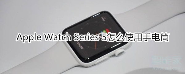 Apple Watch Series 5怎么使用手电筒