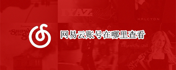 网易云账号在哪里查看