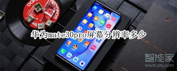 华为mate30pro屏幕分辨率多少