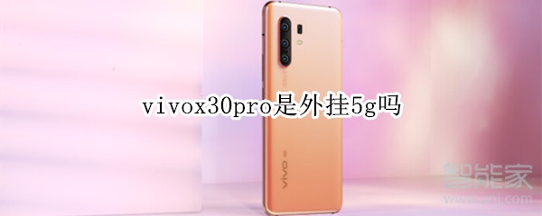 vivox30pro是外挂5g吗