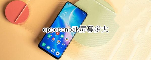 opporeno5k屏幕多大