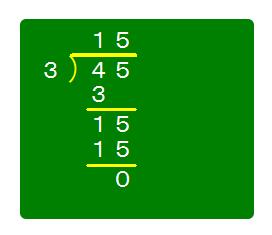 45除以3的竖式计算 45除以3等于15用竖式怎么做