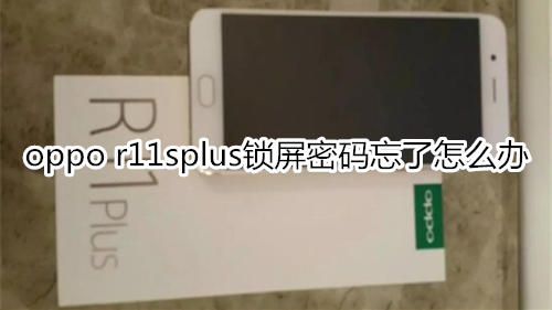 oppo r11splus锁屏密码忘了怎么办