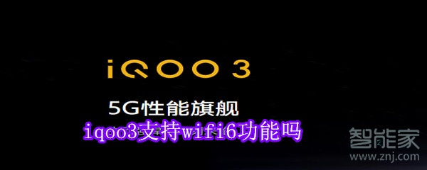 iqoo3支持wifi6功能吗