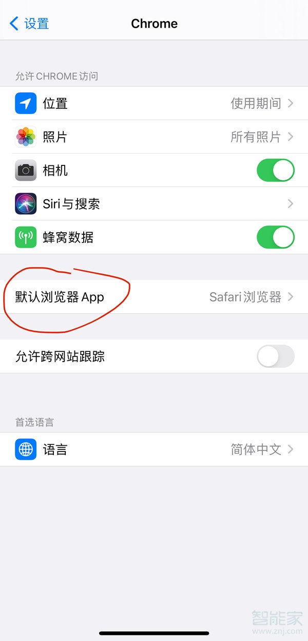 ios14默认浏览器怎么设置