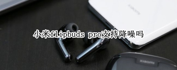 小米flipbuds pro支持降噪吗