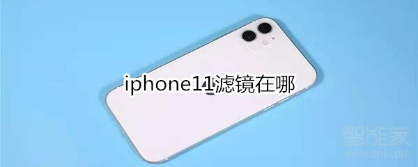 iphone11滤镜在哪