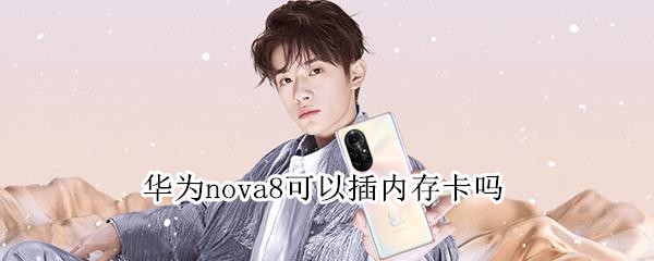 华为nova8可以插内存卡吗