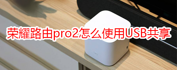 荣耀路由pro2怎么使用USB共享