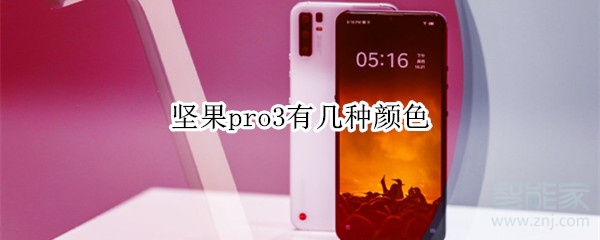 坚果pro3有几种颜色