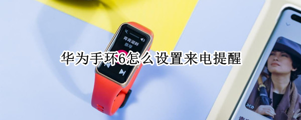 华为手环6怎么设置来电提醒