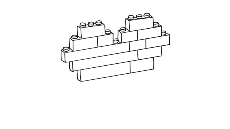 积木拼图大全简笔画 积木拼图大全怎么画