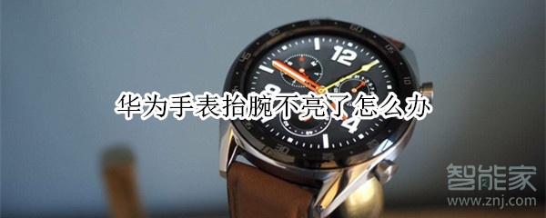 华为手表抬腕不亮了怎么办