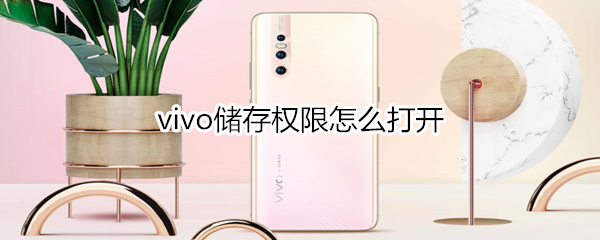 vivo储存权限怎么打开