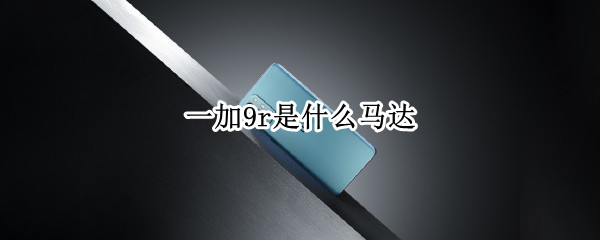 一加9r是什么马达