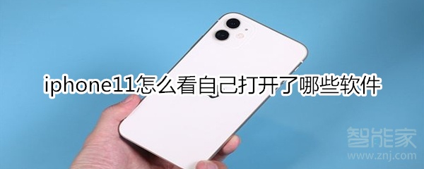 iphone11怎么看自己打开了哪些软件