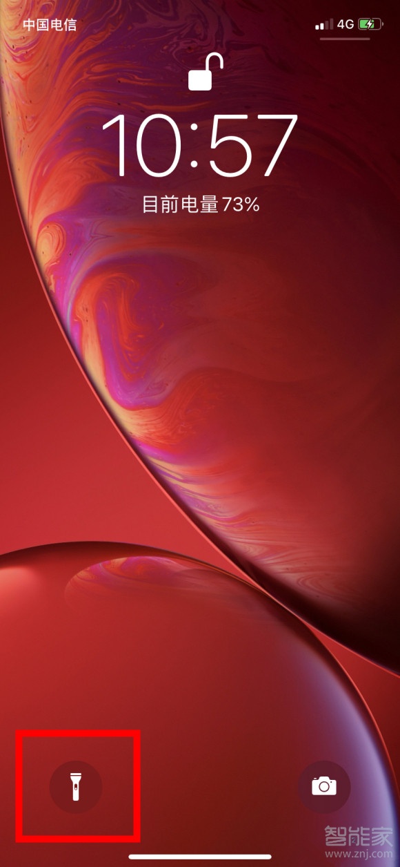 iphone锁屏手电筒怎么打开