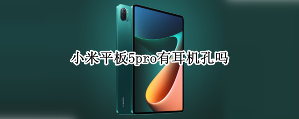 小米平板5pro有耳机孔吗