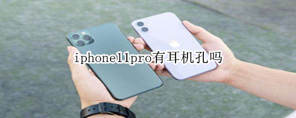 iphone11pro有耳机孔吗