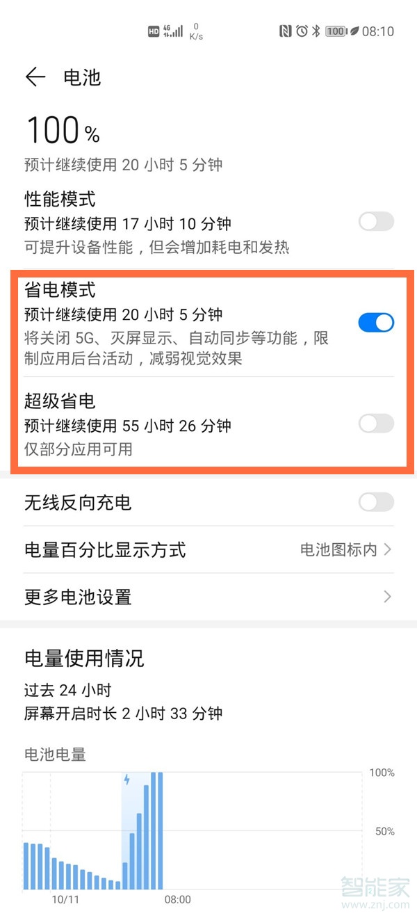 mate40pro怎么设置省电