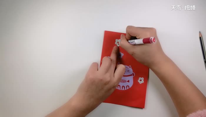 招财猫贺卡 招财猫贺卡的简单做法