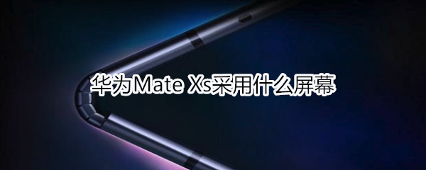 华为Mate Xs采用什么屏幕