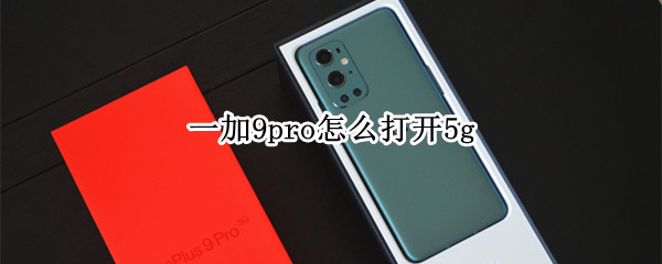 一加9pro怎么打开5g