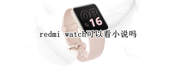 redmi watch可以看小说吗