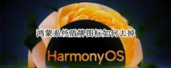 鸿蒙系统盾牌图标如何去掉