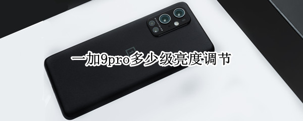 一加9pro多少级亮度调节