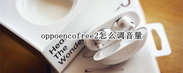 oppoencofree2怎么调音量