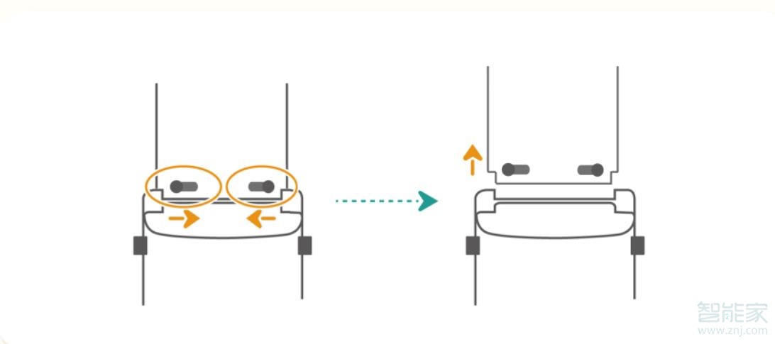华为手环b6怎么换表带