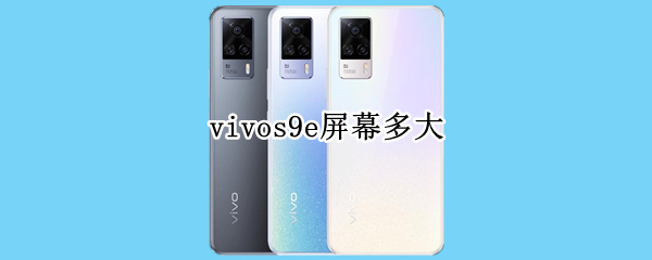 vivos9e屏幕多大