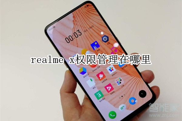 realme x权限管理在哪里