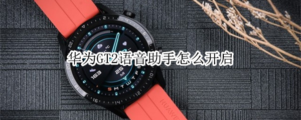 华为GT2语音助手怎么开启