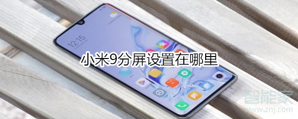 小米9分屏设置在哪里