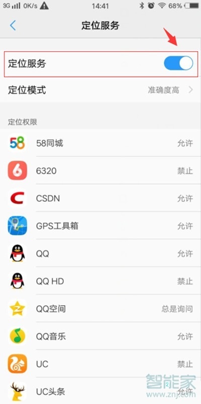 vivoy81s怎么开启定位