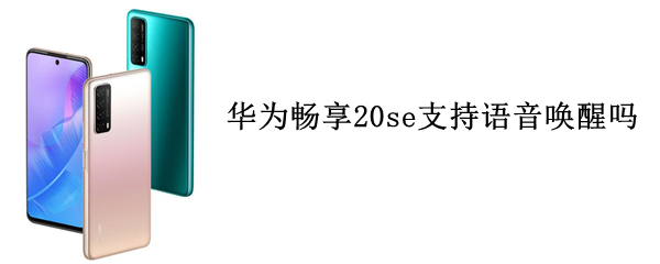 华为畅享20se支持语音唤醒吗