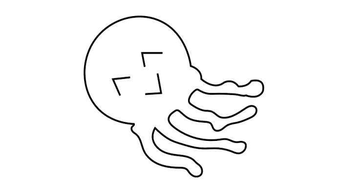 盒水母简笔画 盒水母简笔画怎么画