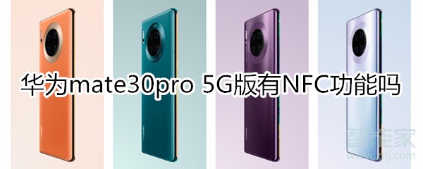 华为mate30pro 5G版有NFC功能吗