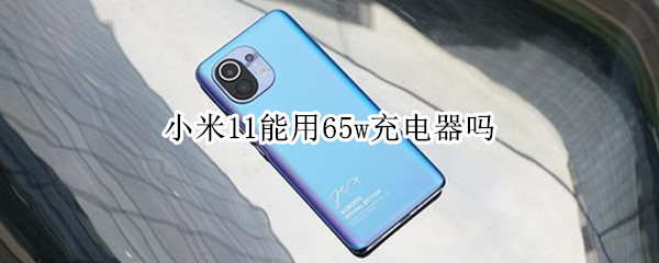 小米11能用65w充电器吗