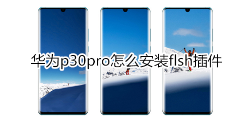 华为p30pro怎么安装Flash插件